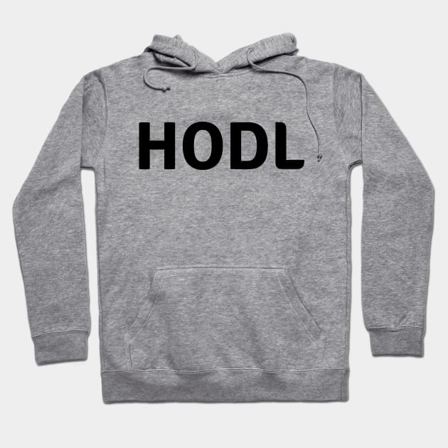 HODL Crypto Holding Hoodie by abstractness